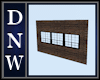 Brown Brick Window Wall