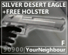 Silver Desert Eagle F