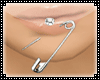 Silver Lips Safety-Pin