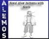 Silver Bottoms with boot