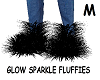 Fluffies BLK Sparkle *M