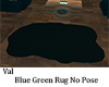 Blue Green Rug No Pose