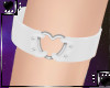 White Heart Armband L