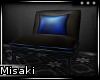 |M| Black/Blue Chair