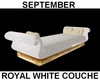 (S) Royal White Couche