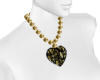 Golden Heart  Necklace