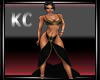 }KC{ Black showgirl dres