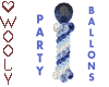 Party ballons blue