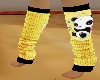 yellow panda socks