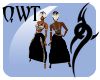 QWT LaceyEvening(PF)-Blk