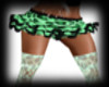 Green Cheetah Skirt