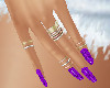 VK* Purple Nails N Rings