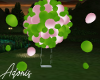 Green Pink Balloon swing