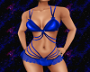 Strapped Bikini - BLUE