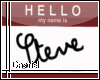 Hello My Name Is Steve