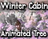 Cabin Winter Tree