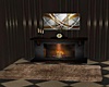 Modern Fireplace&Rug