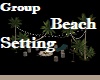Group Beach Setting