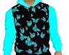 teal butterfly hoodie