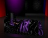 SilkyBlack&Purple Bed