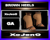 BROWN HEELS
