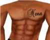Nena Chest tattoo