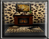 Cozy Leopard Fire place