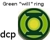 [dcp] green will ring