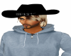 cowboy hat blonde hair