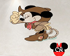 Cowgirl Minnie Decal