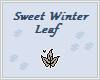 Sweet Winter Leaf~Grey