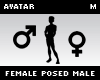Female Posed Male