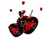 Red Rose Heart Seat