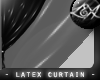 -LEXI- Blk Latex Curtain