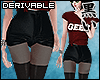 [K] geek girl shorts