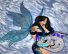 Blue Fire Fairy Wings