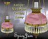 Antq Ceiling Oil Lamp pk