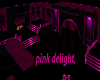 pink delight room,