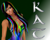 !KAT! BlackRainbow Hair