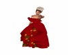 RED ORNAMENT GOWN