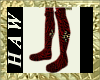 Royal Red Boots - F
