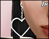 艾 Heart Earrings $!