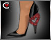 *SC-Heartz Blk&Red Shoe