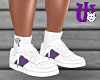 Tennis Shoes Socks purpl