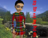 Scottish tartan dress