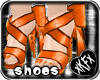 *KF Orange Bow Heels