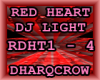 RED HEART DJ LIGHT
