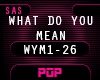 ! WYM - JUSTIN BIEBER