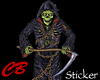 CB Grim Reaper Sticker