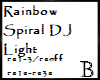 Rainbow Spiral DJ Light